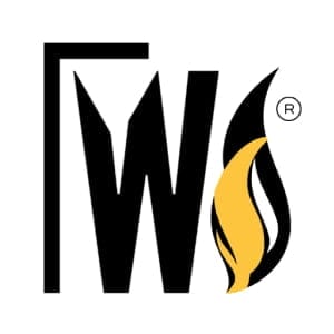 The Webpage Site TWS logo with a flame on it.